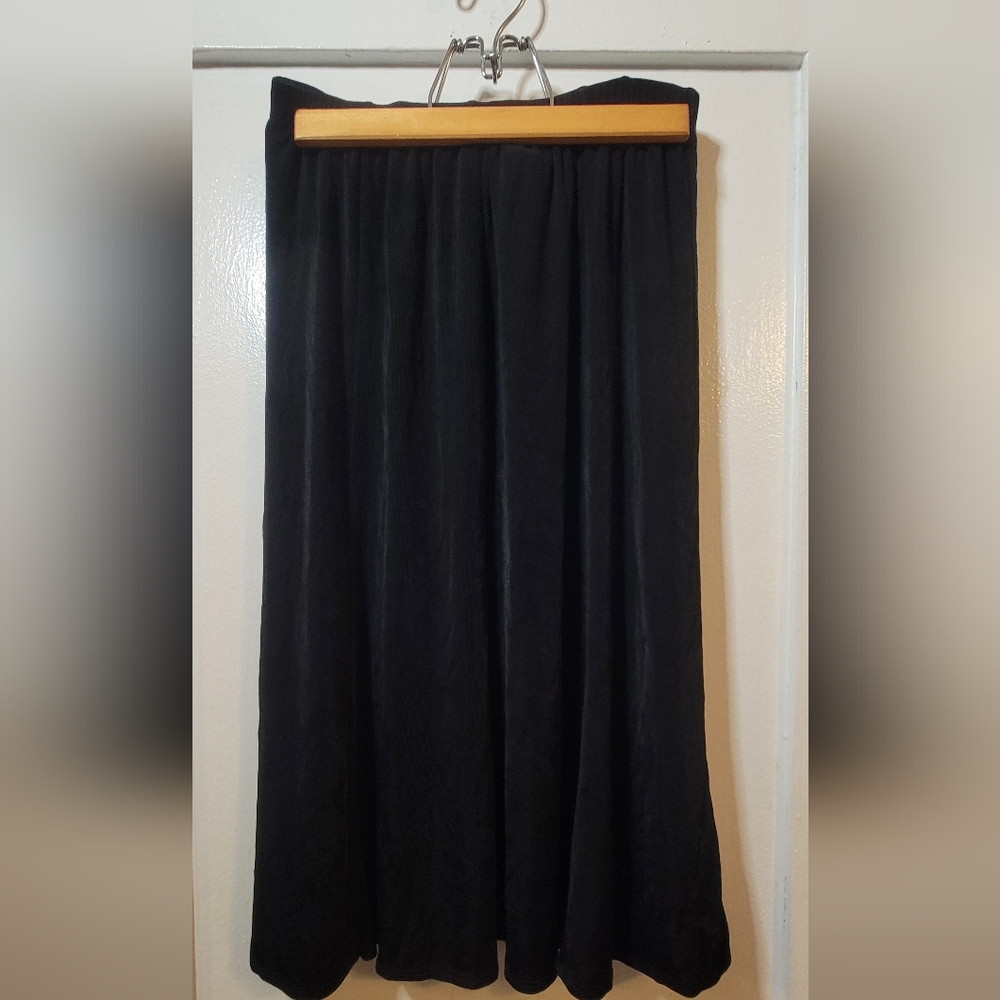Slinky Brand Classic Black A-Line Skirt